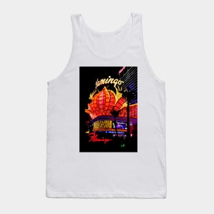 Flamingo Las Vegas Hotel Neon Signs America Tank Top